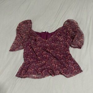 Small American Eagle, sheer top.